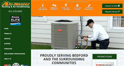 Desktop Screenshot of air-masterheatingandair.com